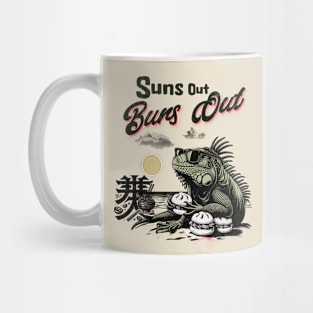 Iguana On The Beach Mug